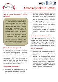 Image result for Amnesic Shellfish Poisoning