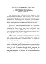 Fases del análisis de sistemas actividades del análisis de sistemas análisis de factibilidad. Tahap Desain Program Diklat Model Addie