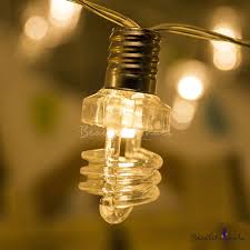 Spiral Bulb String Lamp Party 10 20 40 Led Wall String Lights With Battery In Warm Beautifulhalo Com