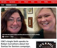 Man becomes santa for christmas cheer