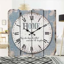 Lowest price in 30 days. 15 Rustic Farmhouse Worn Roman Wooden Wall Clock Vintage Retro Style Square Numeral Mute Wall Hanging Clocks Watch Home Decor Wall Clocks Aliexpress