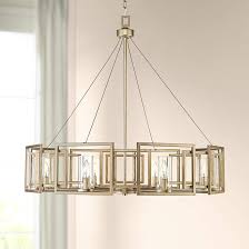 Marco 35 1 2 Wide White Gold 8 Light Chandelier 60k57 Lamps Plus Chandelier Lighting Contemporary Light Fixtures Entry Chandelier