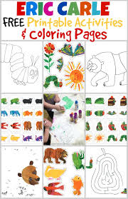 Download activity sheets, coloring pages, and materials for use at home or in the classroom. Bedtime Playtime With The World Of Eric Carle Free Printable Activities Mom Endeavors