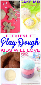 Best Edible Playdough Recipes For Toddles Babies And Kids Amazing Play Doh Ideas That Are Edible Edible Playdough Edible Play Dough Recipe Homemade Playdoh