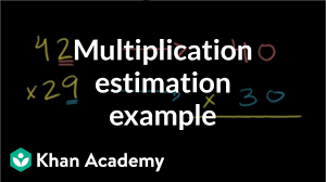 Multiplication Estimation Example Video Khan Academy
