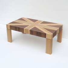 Like the patina of the union flag on the top. Wooden Union Jack Table By Bloq Notonthehighstreet Com