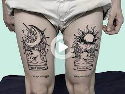 Teste Paio Di Gambe Sun Moon Tarot Tarot Tattoo Tarot Card Tattoo Tattoos