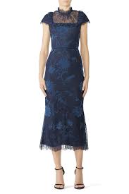 Https Www Renttherunway Com Shop Designers Marchesa Notte Navy Lace Bib Dress Bib Dress Dresses Lace Bib
