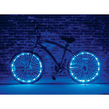 Wheel Brightz Led Bicycle Wheel Accessory Light Blue For 1 Wheel Walmart Com Bike Lights Bike Lights Led Bicycle Wheel