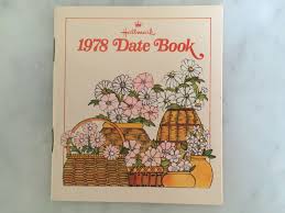 Unused New Vintage 1978 Hallmark Date Book Pocket Calendar Purse Calendar Collectible Paper Ephemera Hallmark Collect Etsy Finds Paper Ephemera Etsy Shop Owner