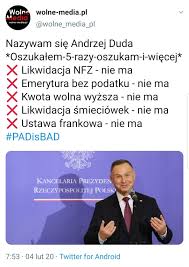 Stay tuned for more from wam! Wolne Media Pl Ar Twitter A Moze Klika Slow Na Temat Obietnic Dudy