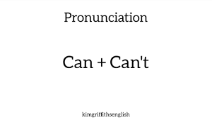 English Pronunciation Can And Can T Youtube Pronunciation Words English