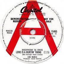 45cat - Lou Rawls - Love Is A Hurtin' Thing / Memory Lane - Capitol - UK -  CL 15465