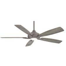 Integrated led indoor brushed nickel with silver ceiling fan with remote control. Minka Group Brands Minka Aire Reg F1000 Bnk