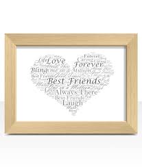 Was $26.99 sale $19.99 & up. Personalised Love Heart Word Art Print Abc Prints