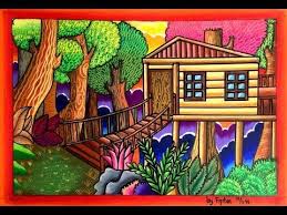 Blocking adalah teknik dalam mewarnai yang anda bisa mengajarkan anak mewarnai dengan pewarna alami yang bisa dibuat di rumah. Mewarnai Cara Menggambar Rumah Menggambar Dan Mewarnai