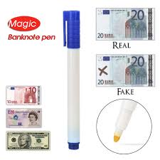 Solution in a counterfeit marking pen detects starch in a fake note. Fast Resolution Banknotes Detector Tester Pens Money Counterfeit Marker Fake Detector Security Bank Notes Checker Detector Pen Pen F Pen Moneypen Pen Aliexpress