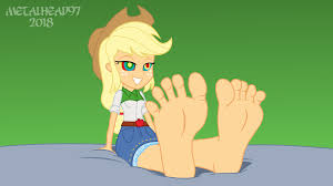 Fluttershy's human counterpart appears in the my little pony equestria girls franchise. Applejack Equestria Girls Feet By Metalhead97 By Metalhead97trx On Deviantart