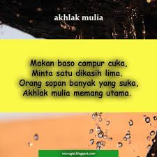 70 Pantun Nasehat Dan Maknanya Lengkap Semua Kelas Microgist