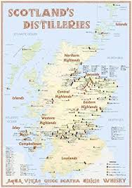 Scotland is one of the constituent nations of the united kingdom. Scotland S Distilleries Whisky Karte Mit Allen Schottischen Destillerien Amazon De Hirst Rudiger Jorg Bain Hiller Philip Bucher
