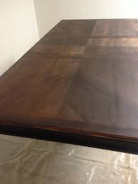 Stained 3 Coats Minwax Espresso Stained Table Interior Decorating Dining Table