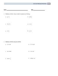 Thursday, module 5 6 lesson 5 helps students should know common core: Nys Math Grade 5 Module 4 End Of Module Review Sheet With Answer Key