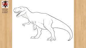 How To Draw A T Rex Easy Tyrannosaurus Rex Drawing Step By Step Outline Trex Dinosaur Art Sketch Youtube Check back daily for new episodes and don't forget to follow us on facebook and instagram. how to draw a t rex easy tyrannosaurus rex drawing step by step outline trex dinosaur art sketch