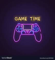 Gamepad Neon Sign Glowing Neon Sign Of Modern Gamepad Game Time Letters Glowing In Retro Colors Gaming Wallpaper Iphone Neon Neon Wallpaper Gaming Wallpaper