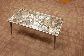 Coffee Table Table Steampunk House Steampunk Gears