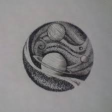 Provocative Planet Pics Please Tumblr Com Planetas Planets Space Galaxy Stippling Art Art Tattoo Dotted Drawings