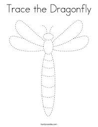 Feel free to print and color from the best 39+ free dragonfly coloring pages at getcolorings.com. Trace The Dragonfly Coloring Page Twisty Noodle Insects Theme Preschool Bugs Preschool Insects Preschool