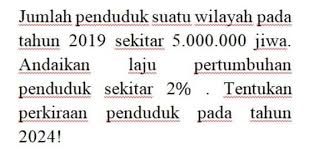 Suatu fungsi dapat dinyatakan dengan hasil kali antara pembagi dan hasil bagi kemudian dijumlahkan dengan sisanya. Materi Fungsi Pertumbuhan Dan Fungsi Peluruhan Eksponensial Jawab Dengan Cara Brainly Co Id