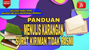 Surat kiriman tidak rasmi tingkatan 1. Bahasa Melayu Pt3 Panduan Menulis Karangan Jenis Surat Kiriman Tidak Rasmi Youtube