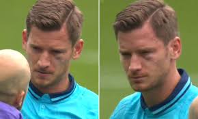 Born 24 april 1987) is a belgian professional footballer who plays for primeira liga club benfica and the belgium national team. Jan Vertonghen Suffers Instant Black Eye After Clash Of Heads In Brighton Fixture Daily Mail Online