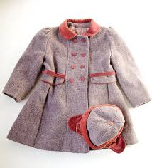Vintage Girls Coat Hat Fancy Toddler Overcoat By Vintagecommon 49 99 Childrens Coats Girls Winter Coats Girl Coat