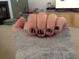Plain Black Nails Black Nails Nails Plain Black
