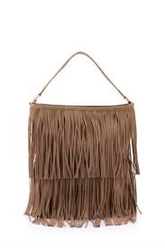 Kahverengi Kadin Puskullu Suet Canta 359963 Moda Kadin Canta