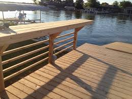 Now that your top is secure, you will secure the bottom of your front support posts (2x4s) into the deck, with 3 screws into the side of the 2x4, diagonally. Cedar Outdoor Bar Top Complete With 4 Outlets To Mix All Drinks You Could Think Of Deck Ideas Carlsonproje Patio Deck Designs Building A Deck Decks Backyard