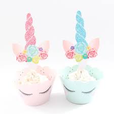 29 easter cupcakes that are way more fun to decorate than eggs. 12pcs Unicorn Paper Cupcake Wrappers Toppers Wedding Supplies Party Home Decor