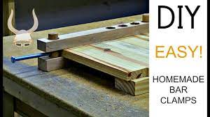 A tutorial on how to make a diy parallel clamp rack out of scrap wood. Crazy Easy Homemade Bar Clamps Diy Youtube