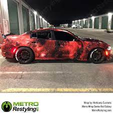 Rally car wrap designs illustrations. Metro Wrap Red Galaxy Vinyl Film Car Wrap Galaxy Car Vehicle Wrap Advertising