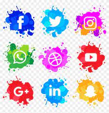 Find Hd Social Is Very Important For Your Business That S Social Media Watercolor Ico Social Media Icons Vector Social Media Icons Free Social Media Logos