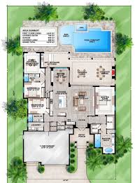 Plan 86027bw Florida Living With Wonderful Outdoor Space In 2020 Florida House Plans Mediterranean Style House Plans How To Plan