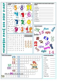 Let S Have Fun With Numbers Exercicios De Ingles Aulas De Ingles Letras Do Alfabeto Grande