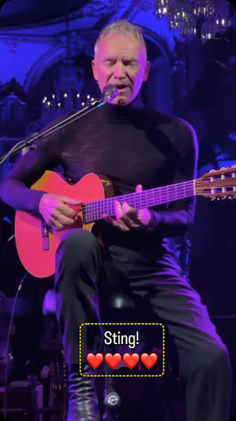  ̀ Il n'a pas l'habitude de regarder derrière lui mais avec la tournée « STING 3.0 », qui fait escale à Marciac, @theofficialsting jette un