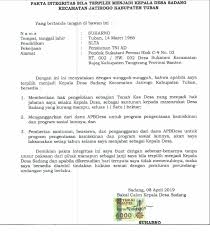 Surat undangan resmi adalah surat undangan yang dibuat oleh lembaga … atas perhatiannya kami ucapkan terima kasih. Contoh Surat Undangan Pemilihan Kepala Desa Sample Surat Undangan