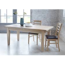 Table Rectangulaire Extensible 160 Contemporaine Chene Massif Milano Depot Des Docks