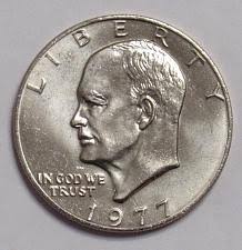 1977 Eisenhower Dollar Clad Composition Resumed Coin Value