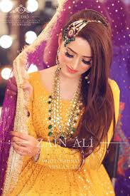 Mayoon Pakistani Mehndi Dress Pakistani Bridal Makeup Pakistani Bridal Dresses