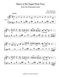 Dance Of The Sugar Plum Fairy Pentatonix Sheet Music Dance Of The Sugar Plum Fairy From The Nutcracker Level 5 Piano Sheet Music Sugar Plum Fairy Sheet Music Ballet Music